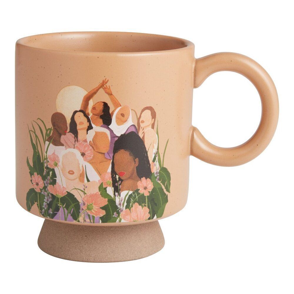 Cost Plus World Market Mug Kolor Me Koby Oasis Ceramic Satin Glaze Vibrant Art
